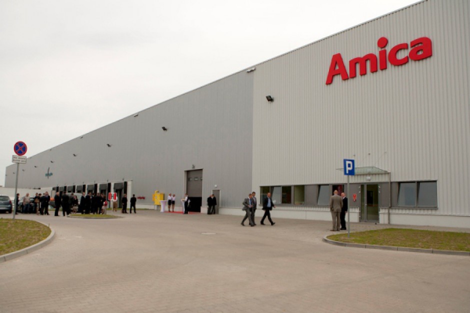 Amica wprowadziła się do nowego magazynu