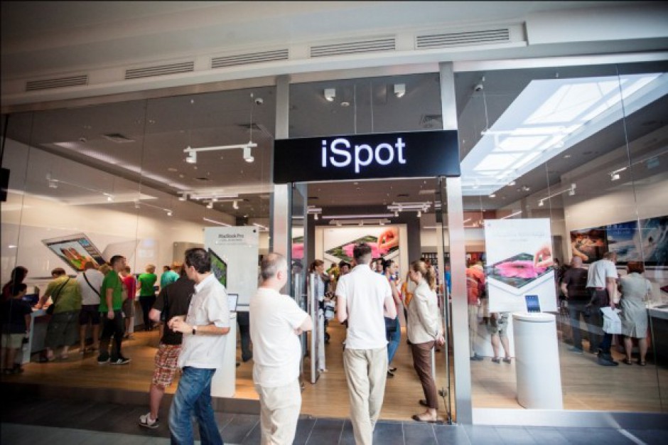 Powiększony salon iSpot w Silesia City Center