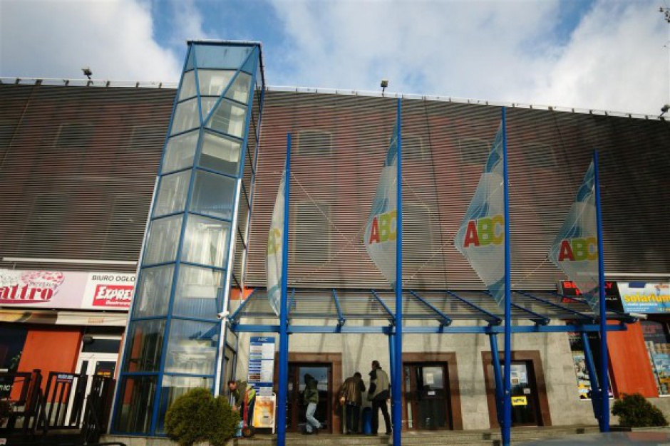 Pożar w centrum handlowym ABC w Łodzi