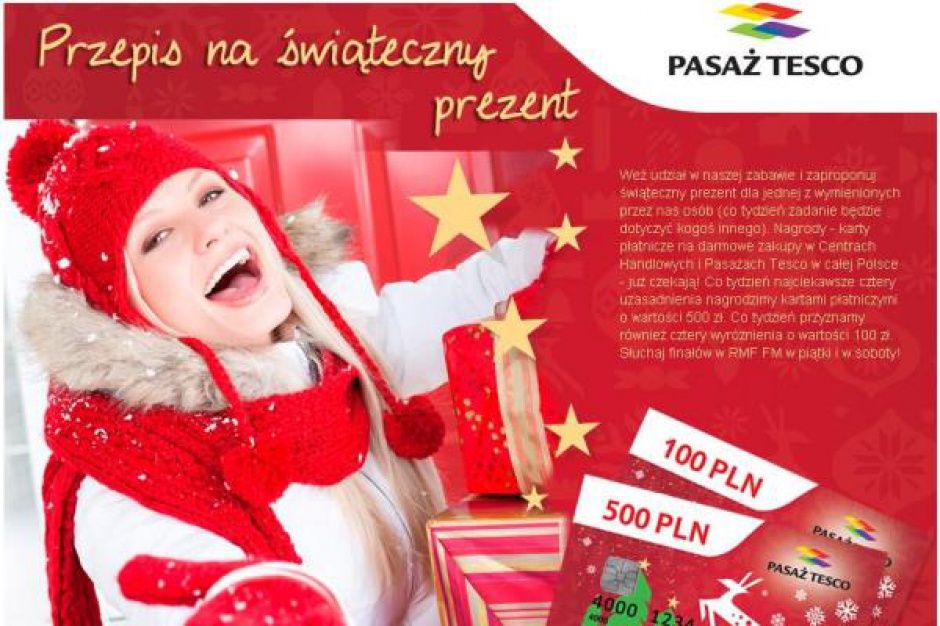 Świąteczna kampania promocyjna Pasaży Tesco