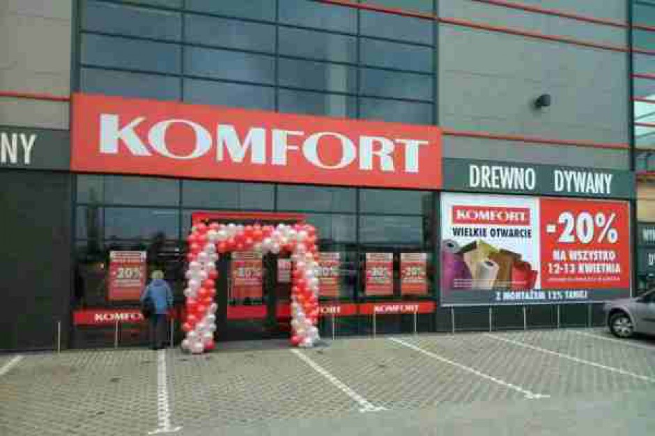 Pierwszy sklep sieci Komfort w Stalowej Woli