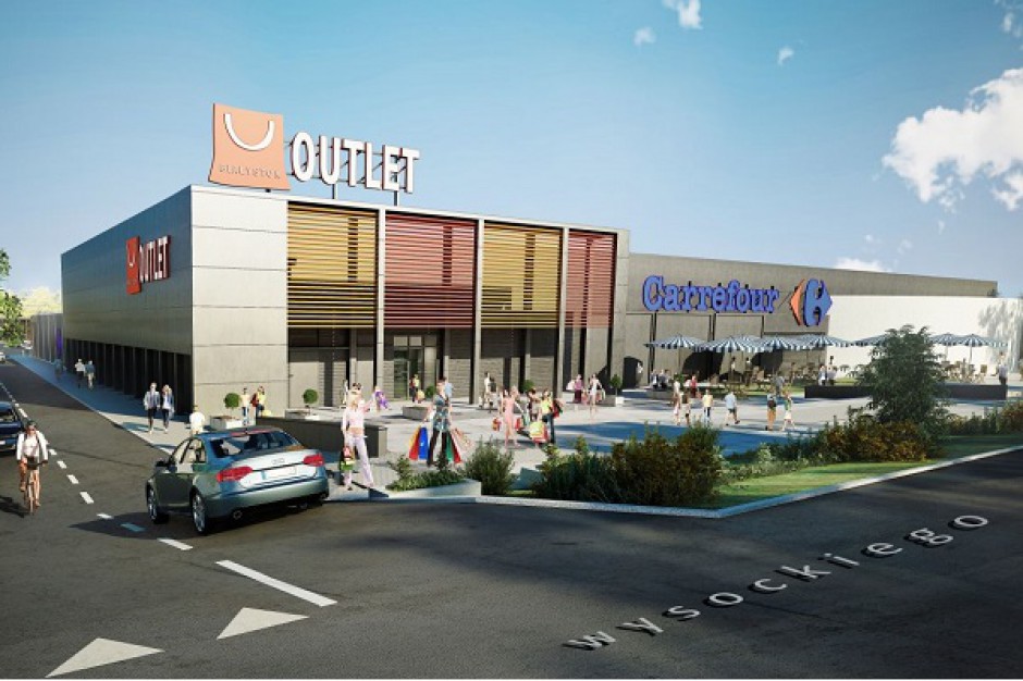 Ruszyły prace przy budowie Outlet Center w Białymstoku