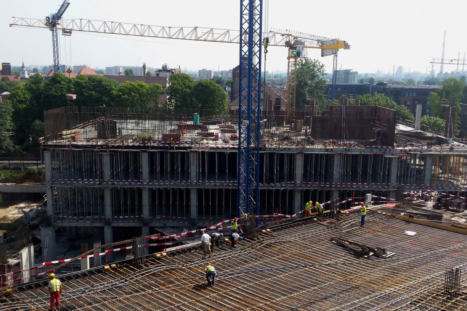 Widoczne zmiany na budowie Galerii Metropolia