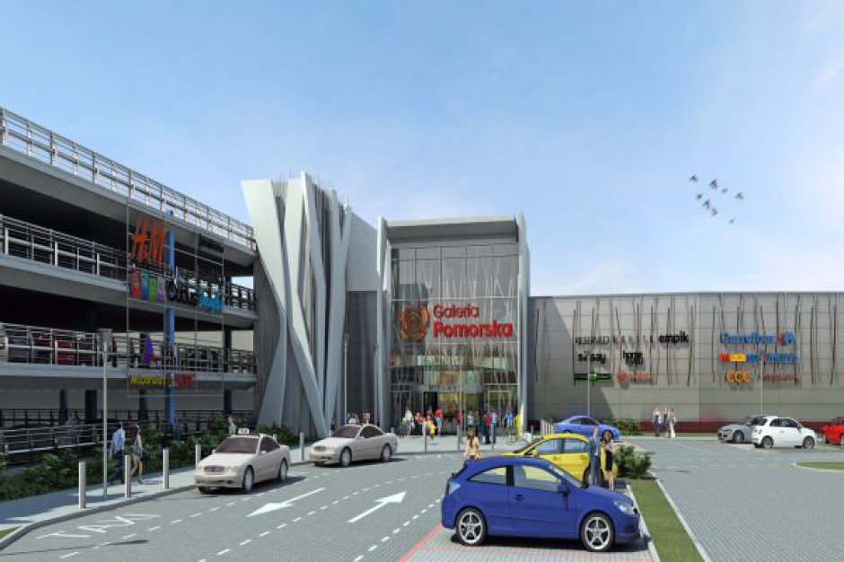 Rozbudowana część Galerii Pomorskiej z większym salonem Empik