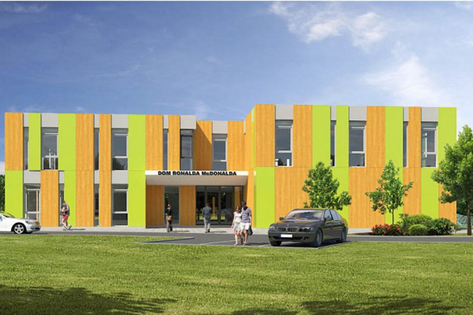Hotel Fundacji McDonalda Fundacja McDonalda kończy prace nad budową hotelu w Polsce