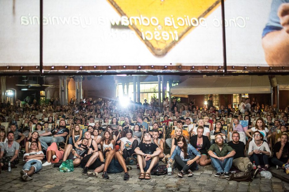 Kino na Dziedzińcu Sztuki Starego Browaru, fot. J. Wittchen Jubileuszowe kino na Dziedzińcu Sztuki Starego Browaru
