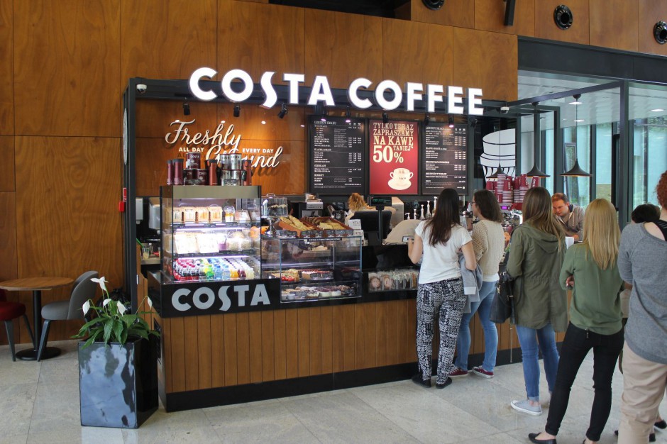 Costa Coffee z nowym lokalem w sercu Mokotowa