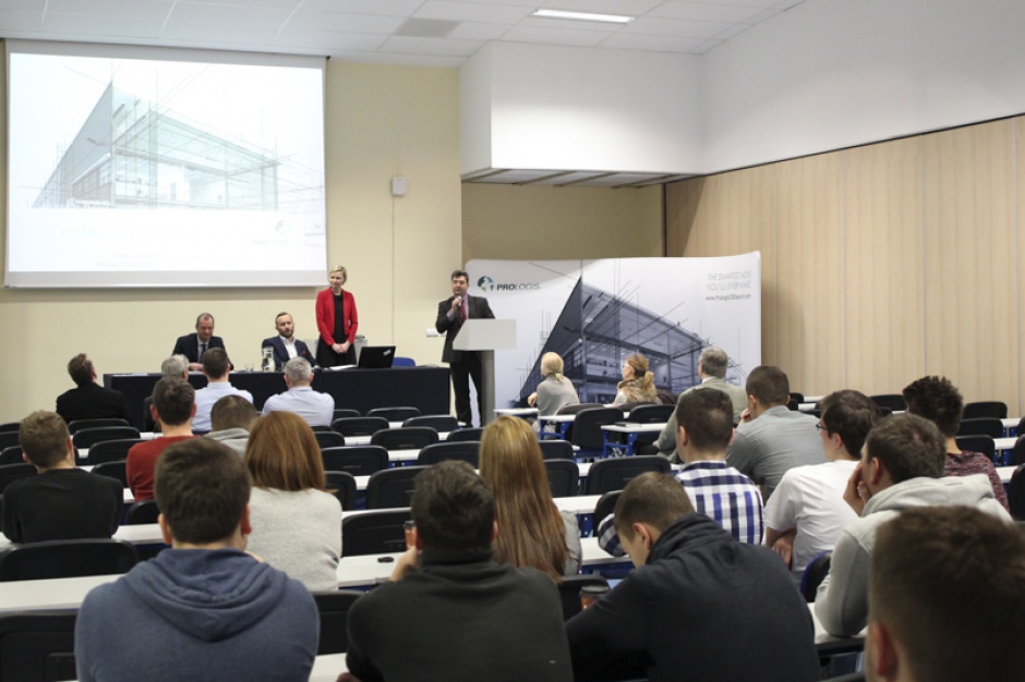 Spotkanie Prologis Prologis uczy studentów