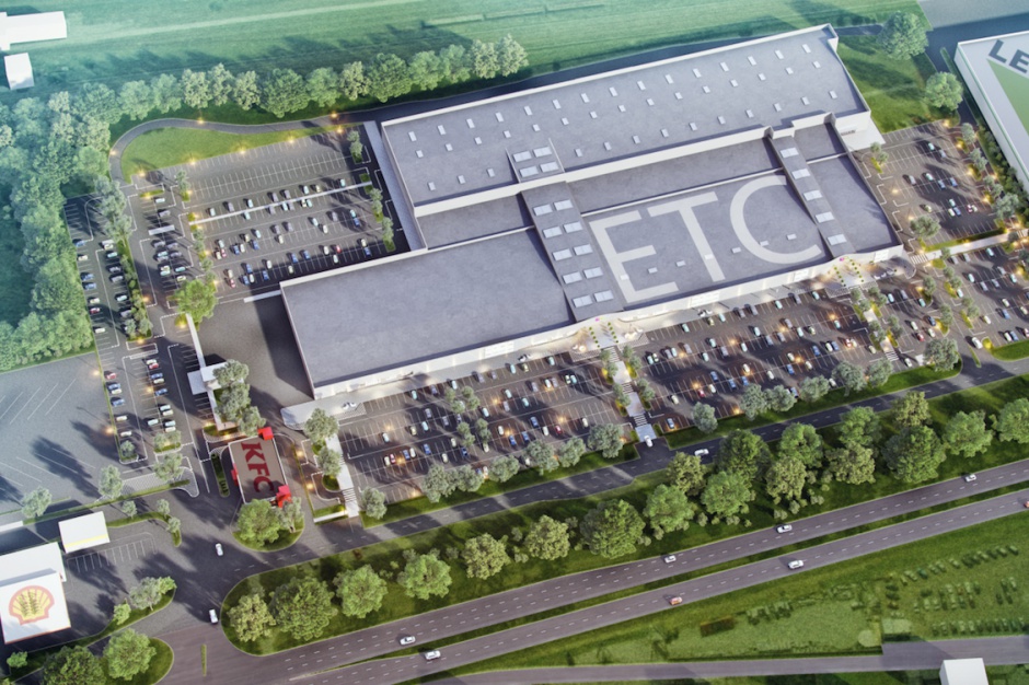 ETC Swarzędz, wizualizacja ETC Swarzędz przyciągnął znaną sportową markę