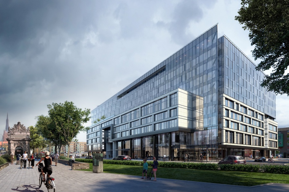 Posejdon Lidl w wielofunkcyjnym centrum Szczecina
