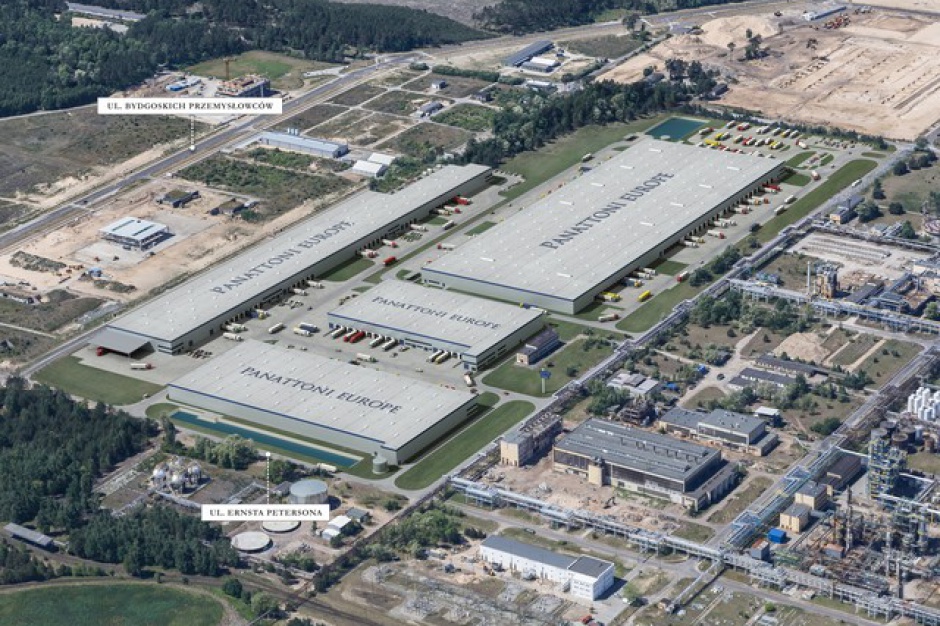 fot. Panattoni Centrum logistyczne firmy Kaufland prawie gotowe