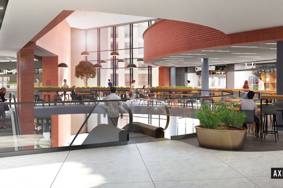 Galeria Handlowa Madison w Gdańsku Food court z widokiem na Starówkę. Gdańska galeria szykuje modernizację