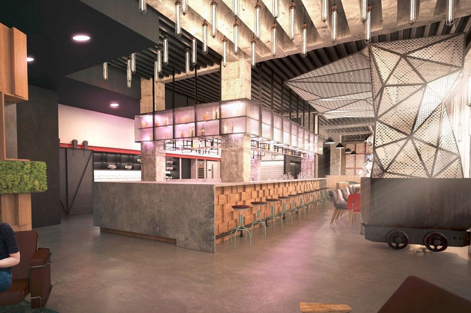Moxy w Katowicach-Pyrzowicach. Fot. Emkaa Architekci Ze śląskim sznytem
