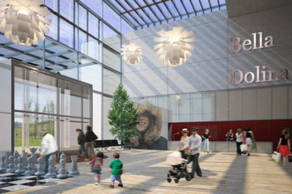 Planowane centrum handlowe Bella Dolina Mayland wchodzi w mieszkaniówkę