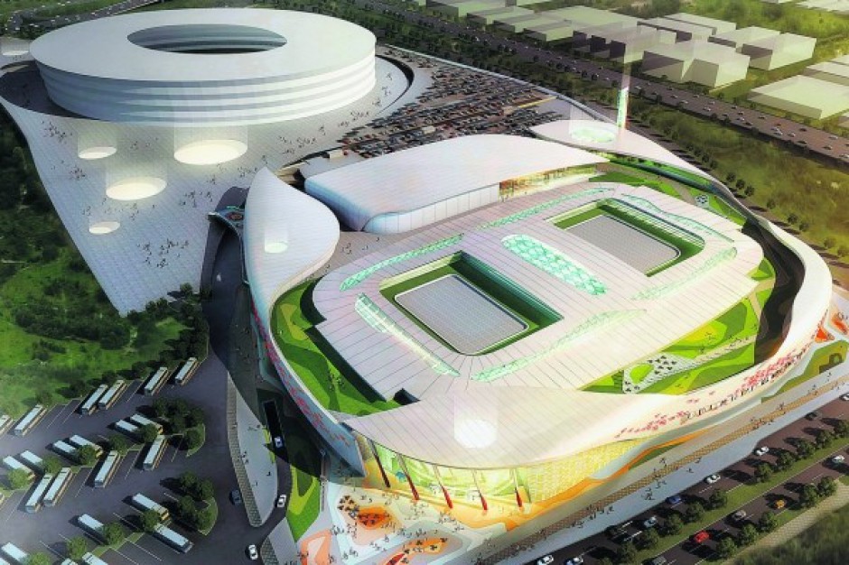 Centrum handlowe przy stadionie Śląska Wrocław powstanie dopiero po Euro 2012
