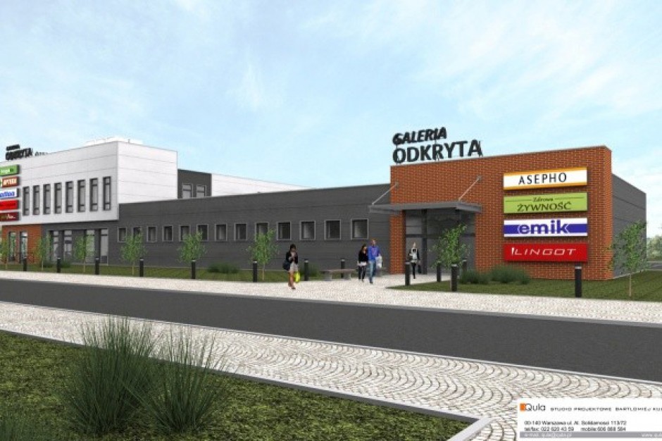 Galeria Odkryta z pozwoleniem na budowę