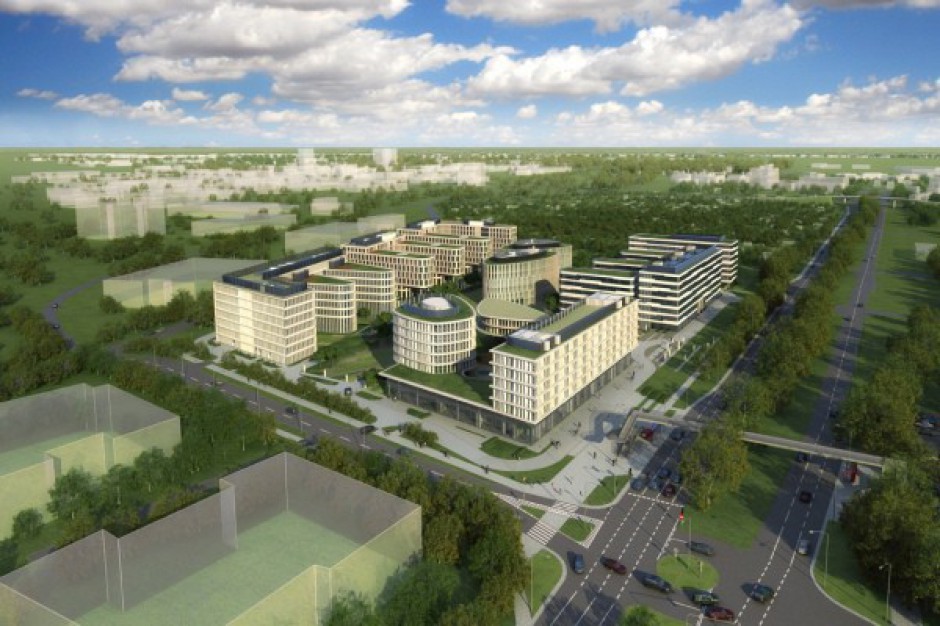 Na budynkach I etapu Business Garden Warszawa zawisła wiecha