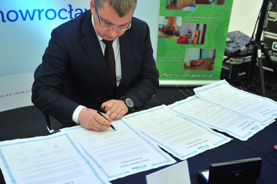 Miłek i Bongenaar wmurowali kamień węgielny pod Galerię Solną - zobacz zdjęcia