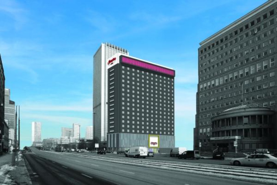 Jeden z największych hoteli Hampton by Hilton na świecie powstanie w Warszawie - wizualizacje