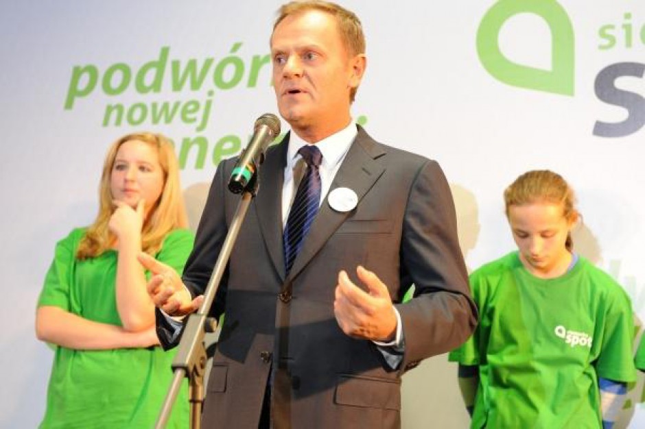 Donald Tusk w Millenium Hall - zobacz zdjęcia
