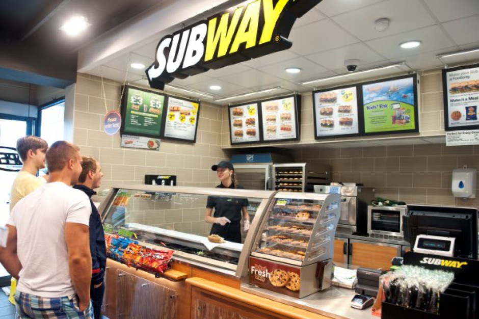 Jedna z placówek firmy Subway Kryzys w amerykańskim Subwayu