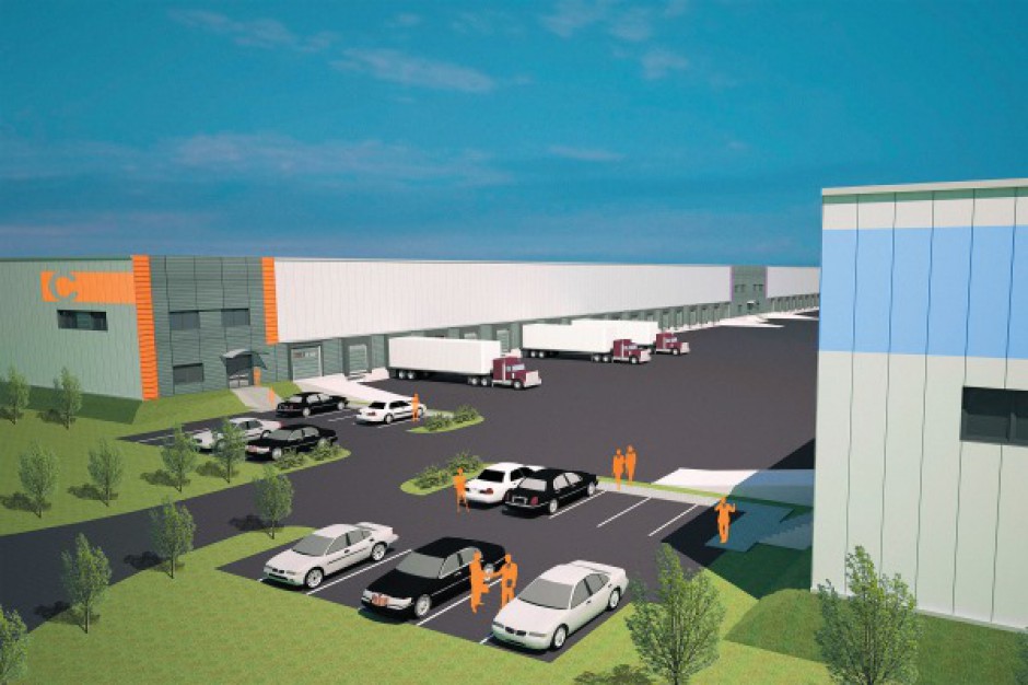 Hala B North-West Logistic Park w Szczecinie nabiera kształtów