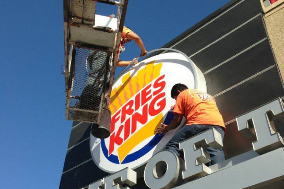 Burger King zmieni nazwę na Fries King?
