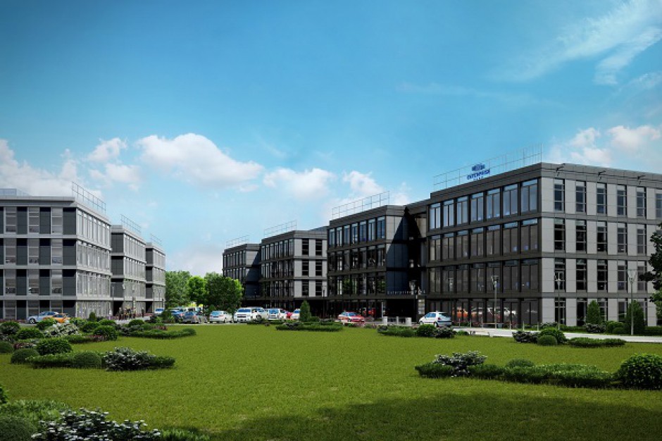Kompleks biurowy Enterprise Park z restauracją
