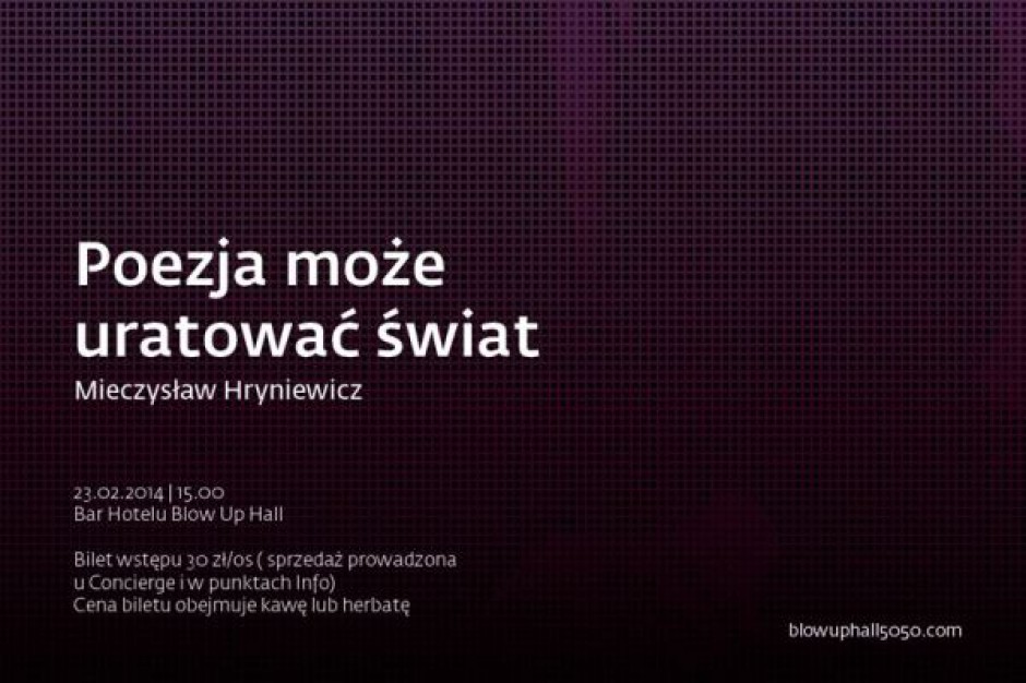 Spotkanie z poezją w Starym Browarze