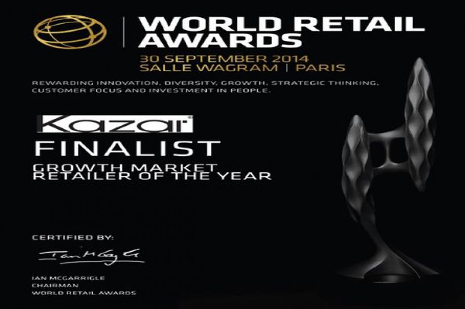 Kazar finalistą World Retail Awards