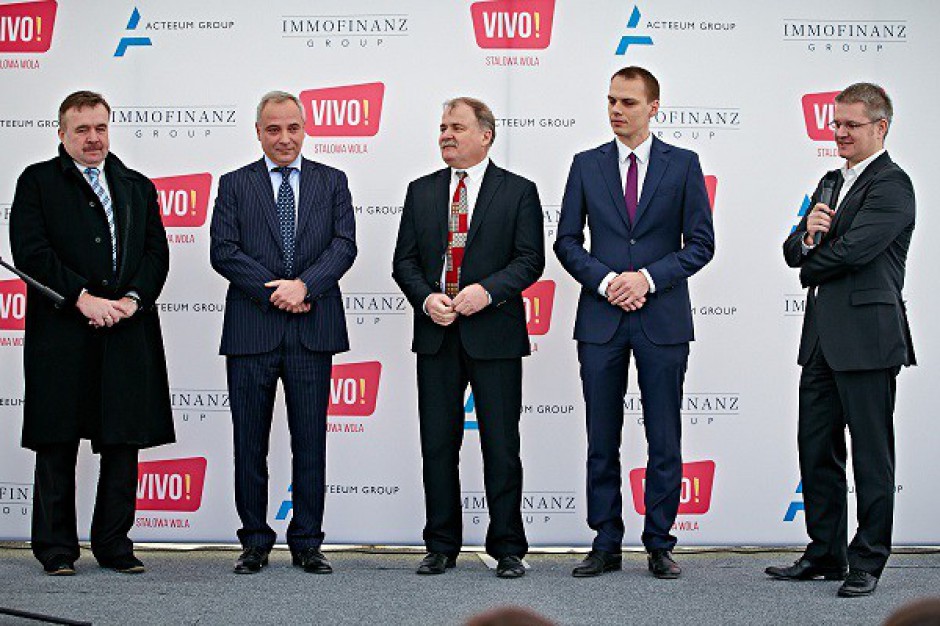 Wmurowano kamień węgielny pod centrum handlowe Vivo w Stalowej Woli