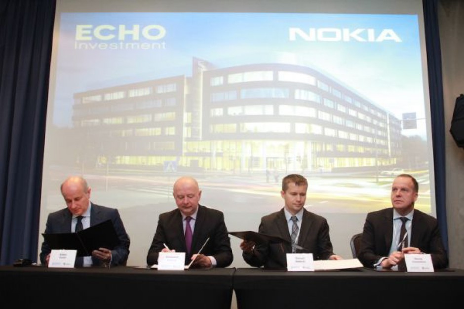 Nokia Networks najemcą West Gate - zdjęcia z podpisania umowy