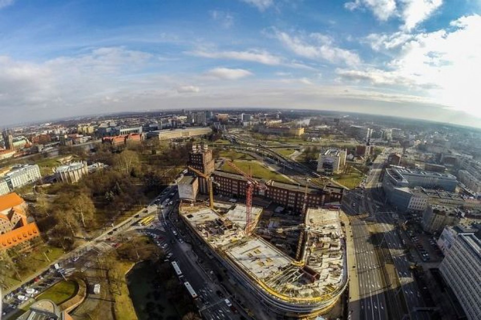 OVO Wrocław sięga już przedostatniej kondygnacji