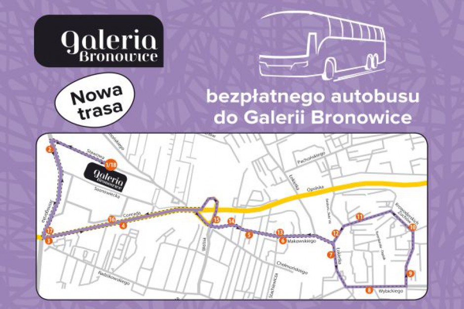 Galeria Bronowice z lepszym dojazdem