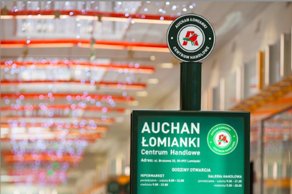 Wystartowało powiększone centrum handlowe Auchan w Łomiankach
