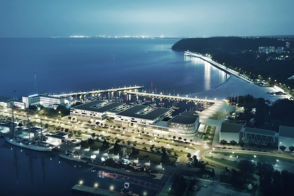 Nowa Marina Gdynia, fot. gdyniasport.pl Hotel, sklepy, biura - jest porozumienie ws. budowy mariny w Gdyni