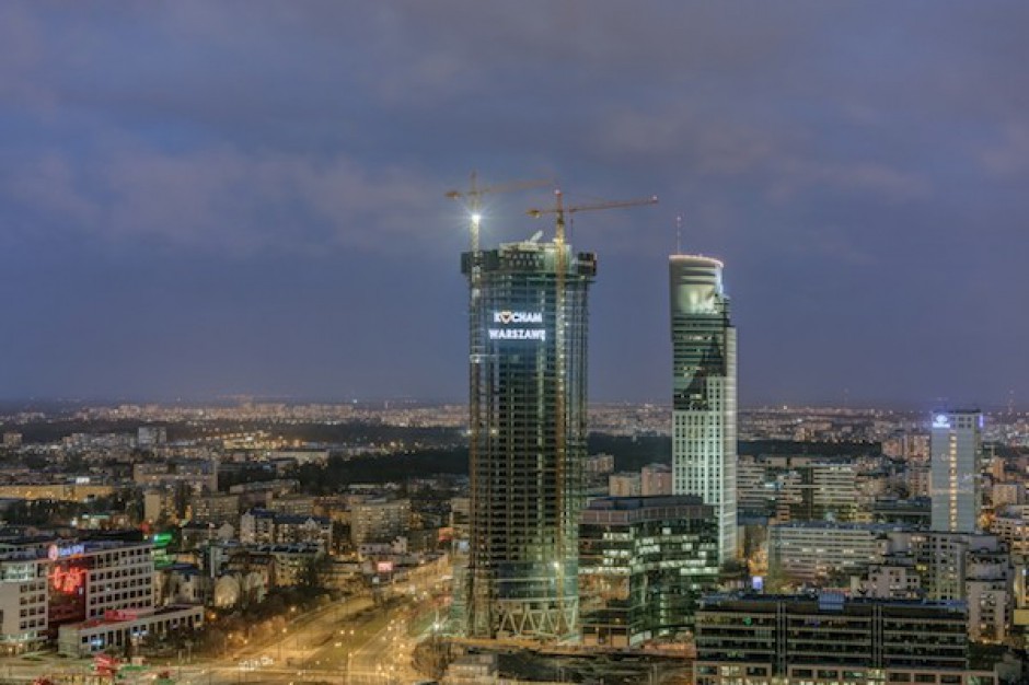 Warsaw Spire w budowie Dobre wyniki Ghelamco
