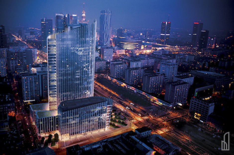 Mennica Legacy Tower Deweloperskie plany Mennicy