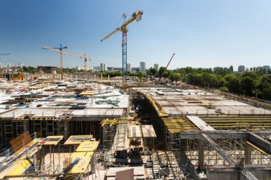 Centrum Posnania w budowie Pierwsza kondygnacja Posnanii już gotowa