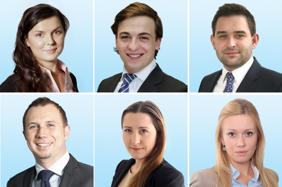 Na zdjęciu, górny rząd, od lewej: Justyna Misztal, Michał Mierzwa, Piotr Kalisz. Dolny rząd: Przemysław Błaszkiewicz, Anna Wilhelmsson-Polak, Dominika Jarzębska Colliers International wzmacnia Dział Powierzchni Biurowych