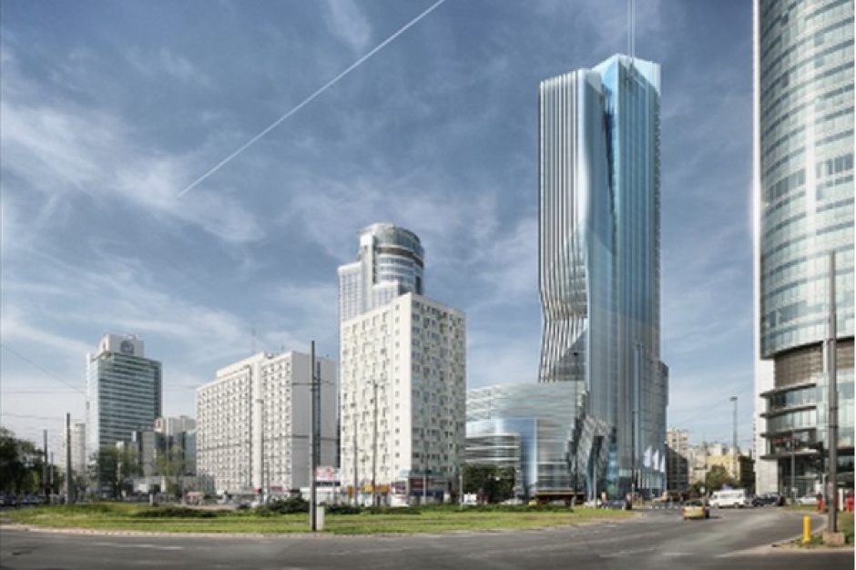 Wstępna wizualizacja inwestycji City Tower PHN traci partnera do realizacji wieżowca w Warszawie