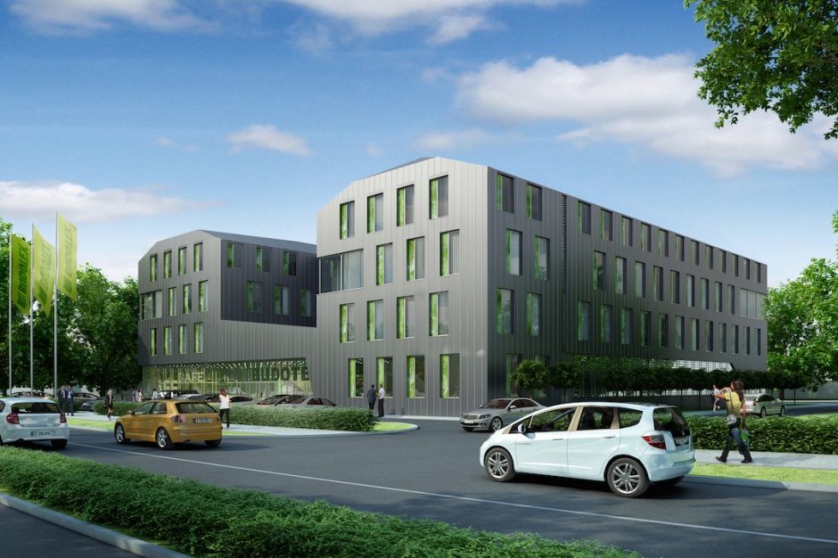 Perydot Biurowy projekt na wrocławskich Krzykach