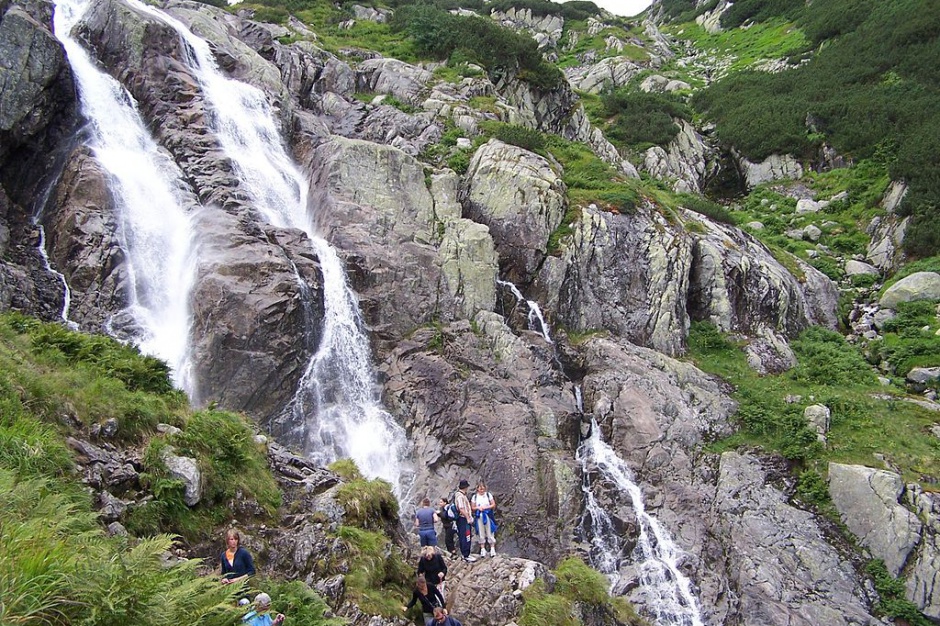 Siklawa, fot. commons.wikimedia.org Susza zniszczyła atrakcję turystyczną Tatr