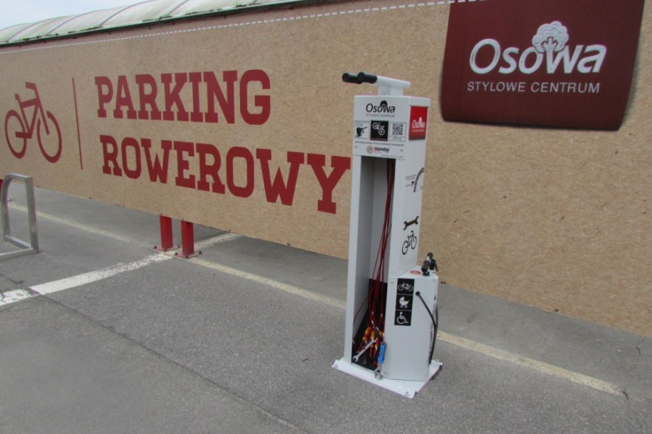 Centrum Handlowe Osowa Kolejne udogodnienia dla rowerzystów w Centrum Handlowym Osowa
