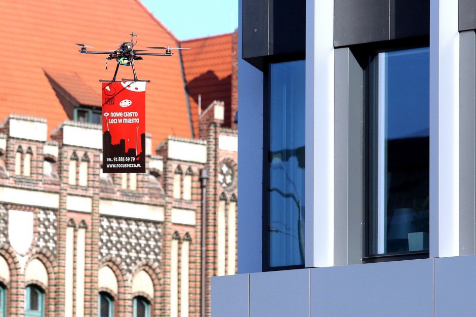 Focus Pizza Focus Pizza chce dostarczać swoje produkty dronami