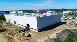 Budowa hali E w North-West Logistic Park w Szczecinie trwa zgodnie z planem