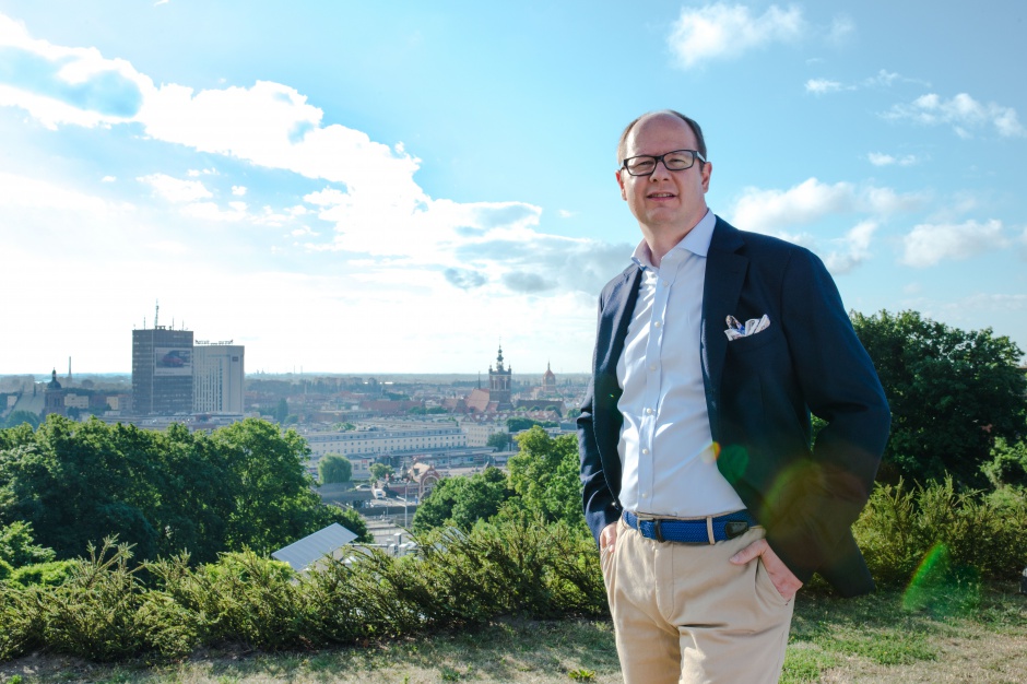 Paweł Adamowicz, prezydent Gdańska Wyspa Spichrzów wizytówką Gdańska