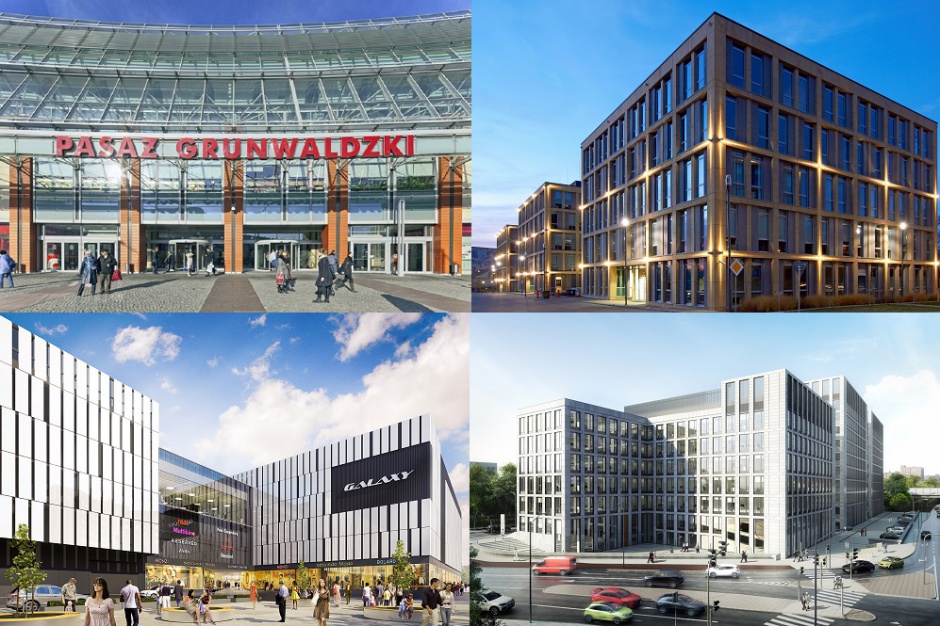 Kluczowe aktywa Echo Investment: Pasaż Grunwaldzki, CH Galaxy, Malta Office Park i A4 Business Park Ile zarabiają nieruchomości Echo?