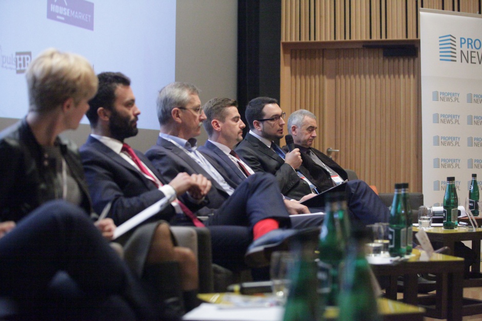 Paneliści sesji magazynowej, Property Forum Łódź Łódź jest skazana na logistykę