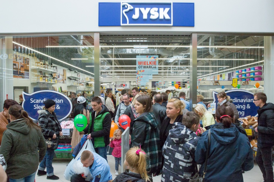 Otwarcie Jysk w Galerii Raj Jysk debiutuje w Galerii Raj